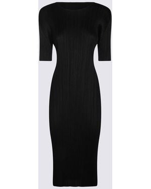 Pleats Please Issey Miyake Abiti Nero - Black