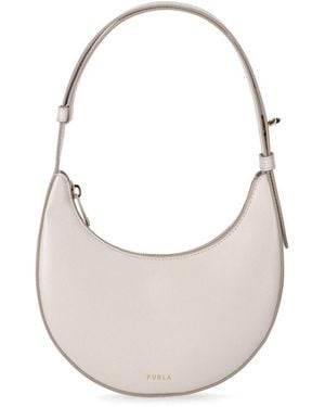 Furla Delizia Mini Marshmallow Shoulder Bag - White