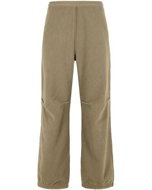 MM6 by Maison Margiela Taupe Polyester Pants - Natural