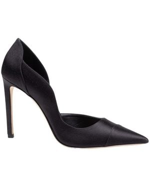 Jimmy Choo Shiny Satin Pump - Black