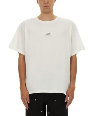 MM6 by Maison Martin Margiela T-Shirt With Logo - White