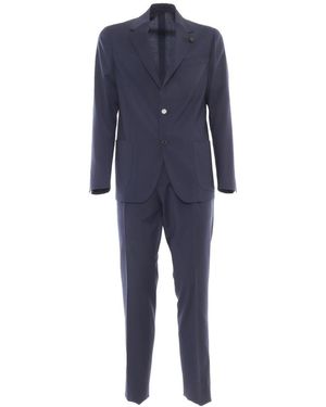 Lardini Single-breasted Suit - Blue