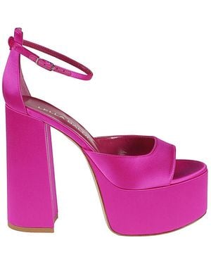 Lella Baldi Heel Sandals - Pink