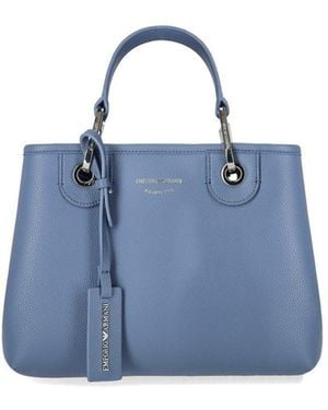 Emporio Armani Myea Small Tote Bag - Blue