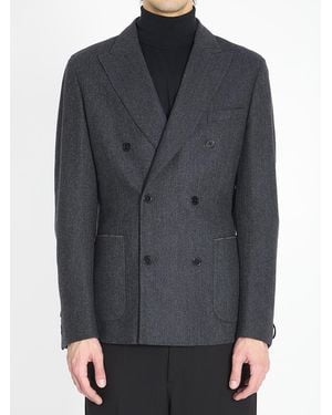 Tonello Grey Wool Jacket