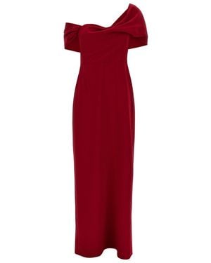 Carolina Herrera Column Dress - Red