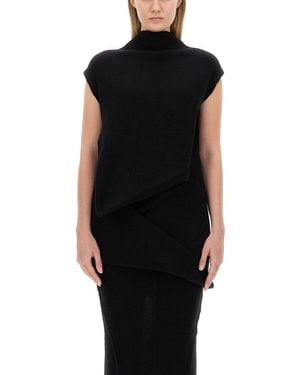 Rick Owens Knitted Tops - Black