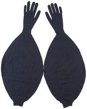 Paloma Wool "Flake" Puffy Gloves Accessories - Blue