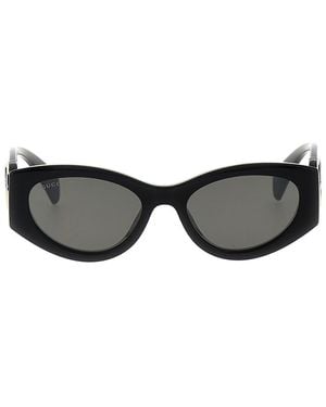 Gucci 'Cat Eye' Sunglasses - Black