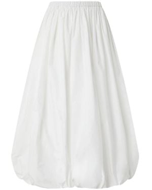 Pinko Johnny Balloon Midi Skirt - White