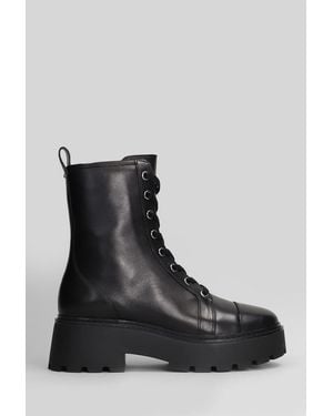 Michael Kors Blake Bootie Combat Boots - Black