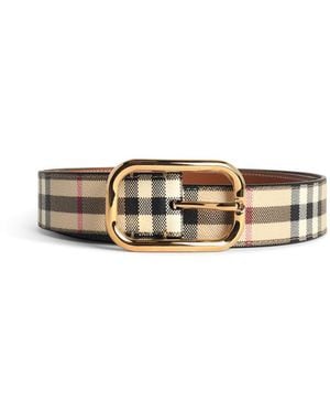 Burberry Tela Belt - White