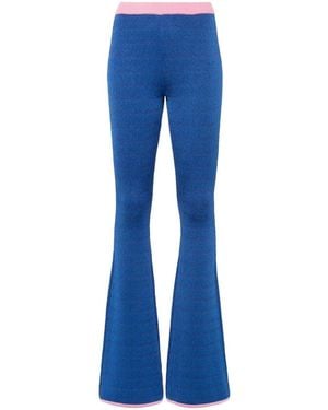 パンツ Bally Black Wool Flared Pants Bally Total Fitness Women's Flare Comfort High Rise Pocket