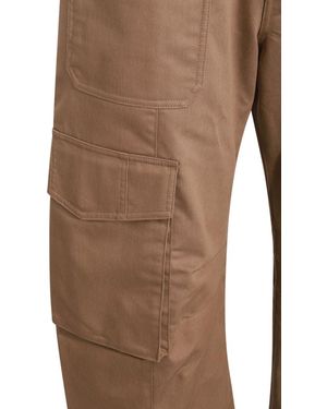 Golden Goose Golden M's Cargo Pant Mixed Cotton Fabric No Bottom Pocket - Brown