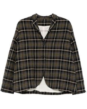 Apuntob Wool And Cotton Jacket - Black