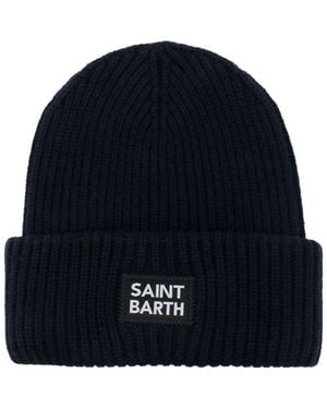 Mc2 Saint Barth Berry Knitted Cap Accessories - Blue