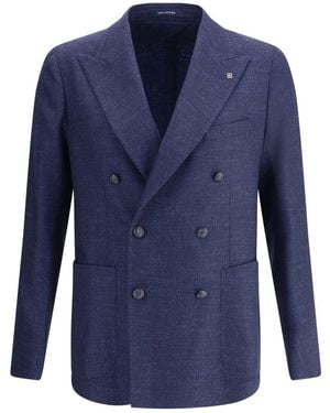 Tagliatore Blazers E Vests - Blue
