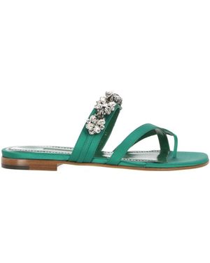 Manolo Blahnik Sandals - Green