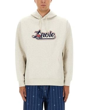 Drole de Monsieur "Drôle Rose" Sweatshirt - Natural