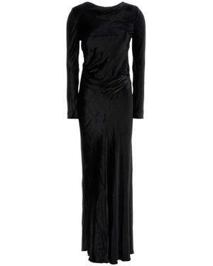 Alberta Ferretti Long Dresses - Black