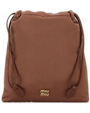 Miu Miu Beauty Case - Brown