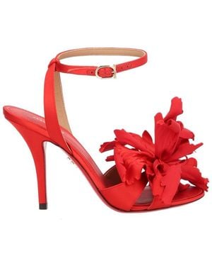 Ferragamo Heeled Sandal - Red