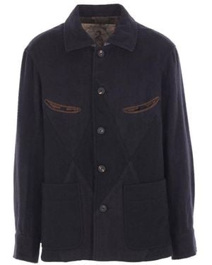 Ziggy Chen Coats - Blue