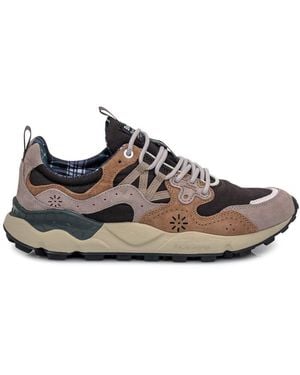 Barbour X Flower Mountain Yamano 3 Trainer - Brown