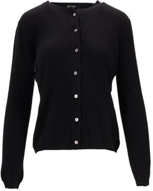 LA ROSE Cashmere Cardigan - Blue