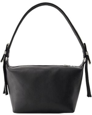 Kara Double Bow Pouch - Black
