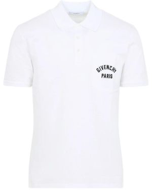 Givenchy Front Pocket Polo - White