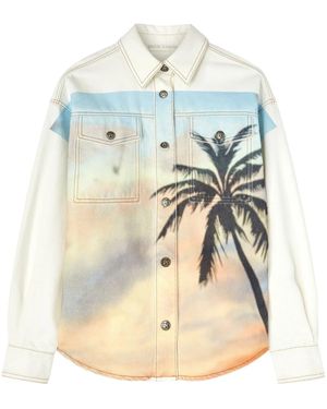 Palm Angels Shirts - Natural