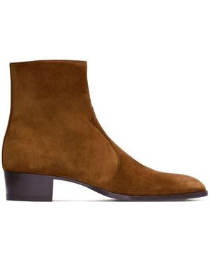 Mens saint laurent boots sale sale