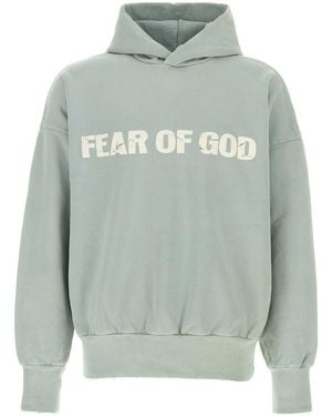 Fear Of God Pastel Light-blue Cotton Oversize Heaven Sweatshirt - Green