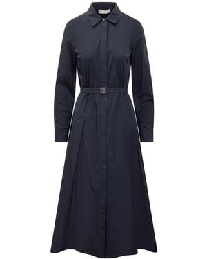 Tory Burch Pleated Dress-Shirt - Blue