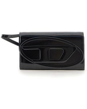 DIESEL '1Dr' Belt Bag With Logo Plate - Black