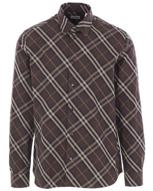 Burberry Shirts - Brown