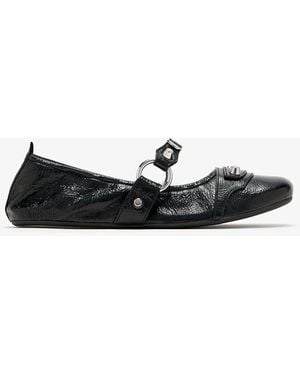 フラットシューズ BALENCIAGA Woman Flat shoes Black 820933WCDA1 1000 Balenciaga 'Anatomic' Ballet Flats in Black | Lyst