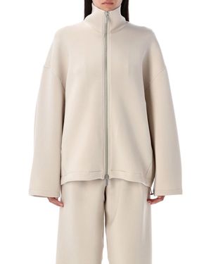 REMAIN Birger Christensen Soft Zipped Jacket - Natural