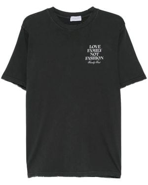 FAMILY FIRST Vintage T-shirt Clothing - Black