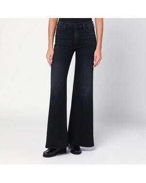 Mother The Roller Sneak Flared Jeans - Black