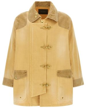 Wales Bonner 'sierra' Coat - Natural