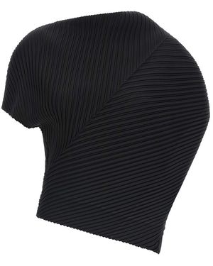 Issey Miyake 'Soft Fold Pleats' Top - Black