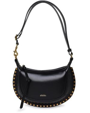 Isabel Marant 'Oskan Moon' Leather Bag - Black