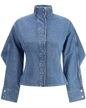 Marine Serre Shirts - Blue