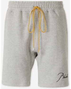 Rhude Sport Logo Shorts - White