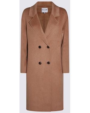 Kujten Camel Cashmere Coat - Brown