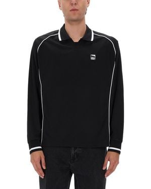 Obey Polo With Logo - Black