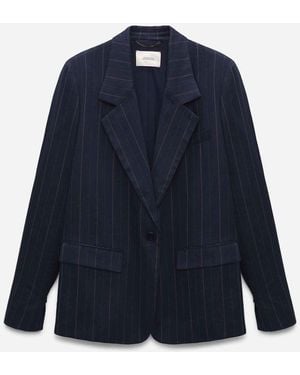 Dorothee Schumacher Pinstripe Blazer - Blue