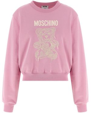 Moschino Teddy Bear' Sweatshirt - Pink